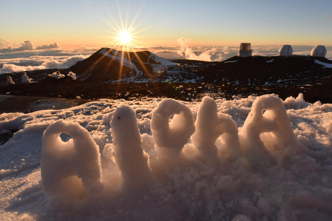 MaunaKea Summit SUNSET and Star Tour with Photo Waikoloa Queens Market Place Pickup