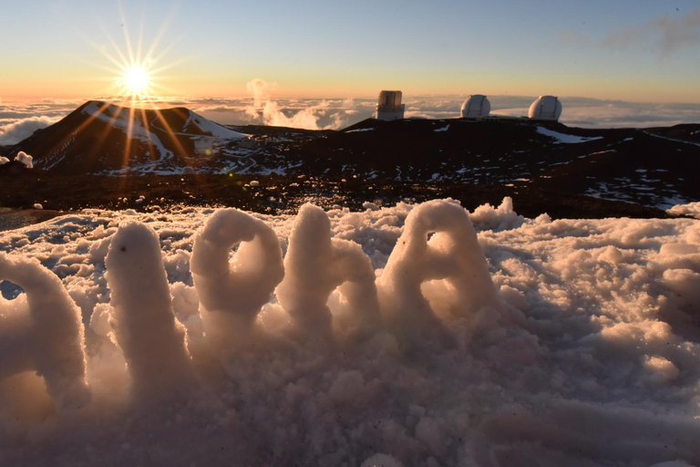 MaunaKea Summit SUNSET and Star Tour with Photo Waikoloa Queens Market Place Pickup