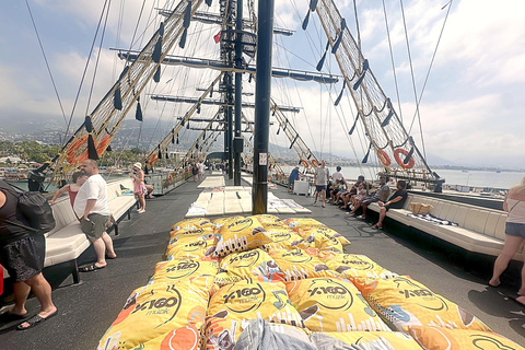 Alanya: Grand Pirate Ship Cruise – Caves, Bar & Foam Party All-Inclusive Drinks + Hotel Transfer