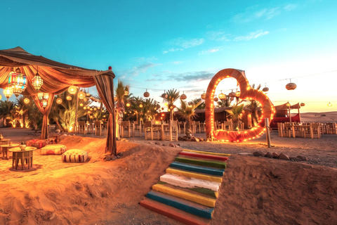 Marrakech to Agafay: Sunset, Quad, Camel & Dinner, Fire show Marrakech: Agafay Desert, Sunset Quad, Camel & Dinner.