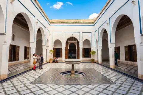 Marrakech: Visita guiada al Palacio de la Bahía con ticket de entrada