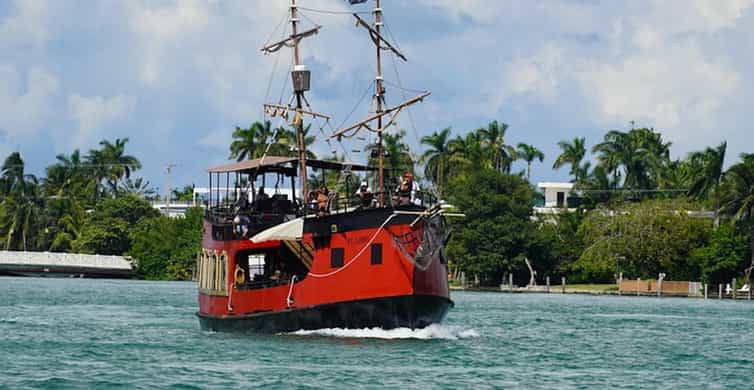 Miami Skyline & Celebrity Homes Pirate Boat Cruise