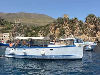Tour nella barca Riserva dello Zingaro da San Vito Lo Capo