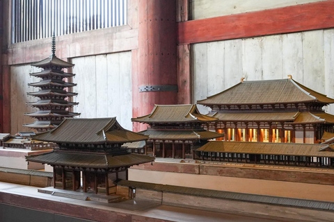 Excursión Privada de un Día a lo Más Destacado de Nara y Osaka