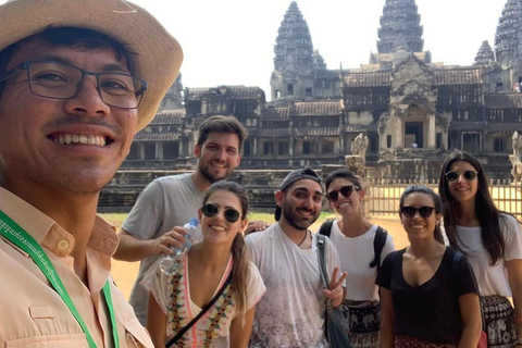 Siem Reap: Angkor Wat & Tonel Sap Floating Village Tour Angkor Wat: Sunrise, Bayon & Tonel Sap Floating Village Tour