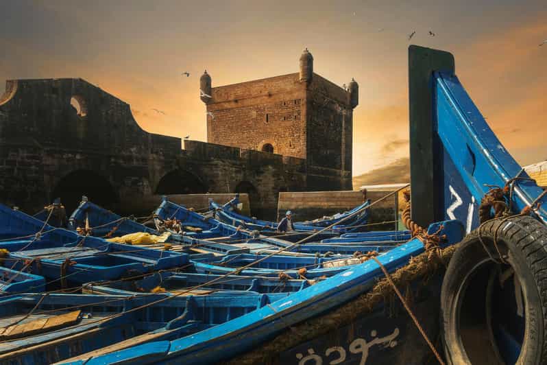 Au départ de Marrakech : excursion privée d'une journée à Essaouira, ville côtière - medina
