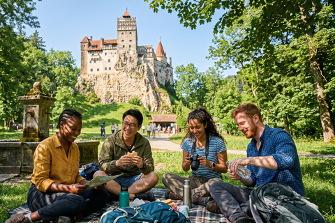 Bucharest : Dracula, Peles, Wednesday's Castle & Brasov Trip COACH TOUR Audio guide in 24 languages