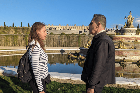 From Paris: Versailles Palace & Garden with Golf Cart Half Day Versailles Palace and Gardens Private Tour