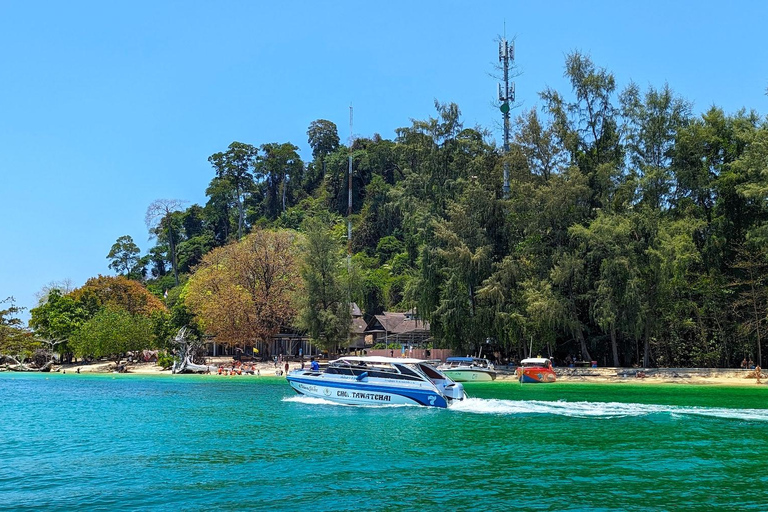 Koh Lanta: Smaragdgrot, Ko Kradan &amp; 4 eilanden per speedboot