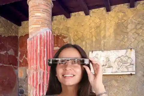 Pompeji: AR-glasögon Augmented Reality Tour