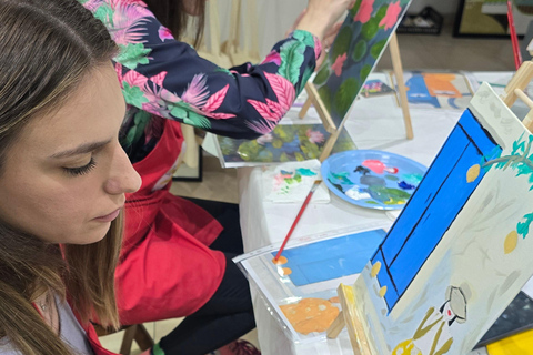 Mostar: Boutique Painting Experience in an Artist's Studio