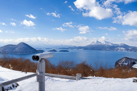 Sapporo: Lake Shikotsu Ice Festival, Noboribetsu & Lake Toya Private Sightseeing Tours