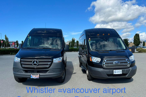 Seattle DT to Vancouver DT private Sprinter van shuttle