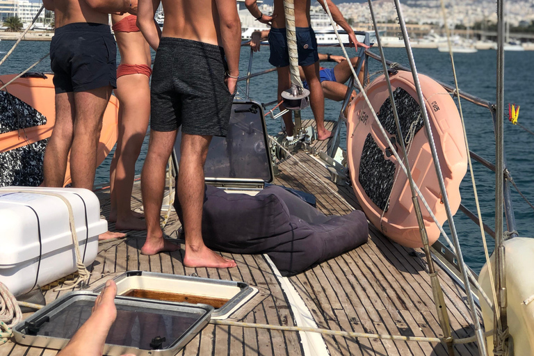 Athens: Full-Day Private Sailing Trip with Meal & Drinks Daily sailing cruise from Athens with food and drinks
