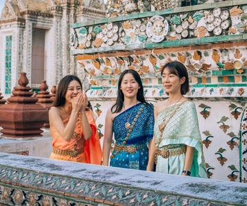 Bangkok: Insta City Tour com vestido tailandês e sessão de fotos