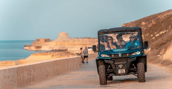 Malta: 4x4 ATV Gozo Tour with Blue Lagoon Stop & Sea Caves