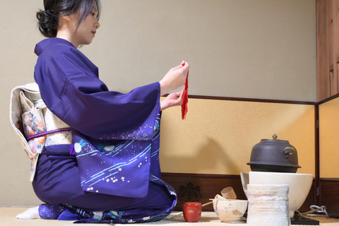Kyoto: Kimono, Tea Ceremony with Japanese Garden and Studio Kimono Rental with Tea Ceremony