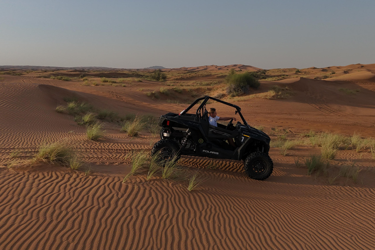 Dubai: Private Dune Buggy, Camel Ride, and Sand Boarding! BRAND NEW 2025 Polaris 1000cc Buggy 1hr