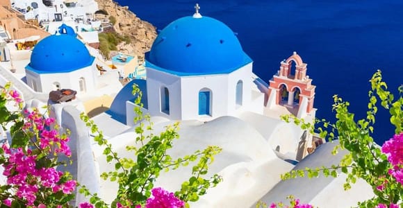 Geführte Tagestour nach Santorin ab Kreta mit Fährtickets