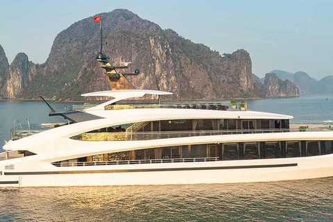 Hanoi: Premium Lan Ha Bay Day Cruise with Sunset Party Share Transfer + Cruise 1 day from Hanoi