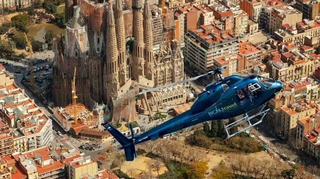 Barcelona: Offizielle Hubschrauber-Tour