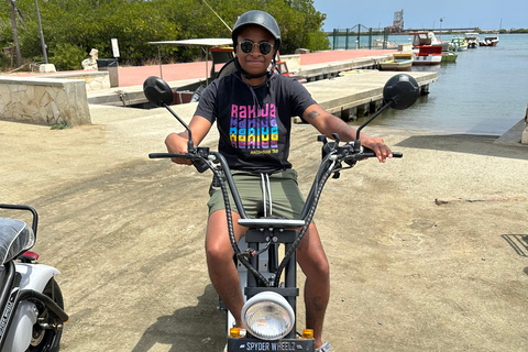 Aruba: Electric Scooter Tour with Beach Stops