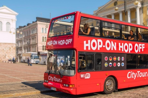 Helsinki: Wycieczka autobusowa hop-on hop-off po mieścieWycieczka po mieście Hop-On Hop-Off — bilet 24-godzinny