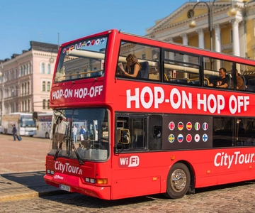 Helsinki: Hop-On Hop-Off Bus and Sightseeing Boat Tour