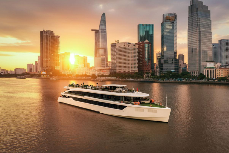 Romantic Dinner On Cruise On Saigon River With Fireworks Buffet Lunch Without Pick-Up