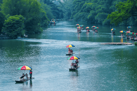 Yangshuo: Yulong River Bamboo Rafting Experience