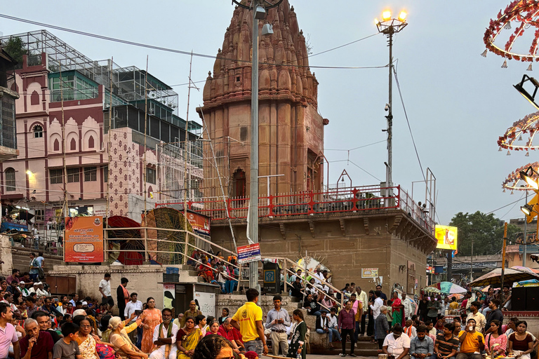 Most attractive Evening ceremony on the Ghat ,with bazarwalk