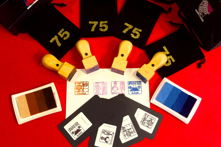 Tokyo: Name Seal & Pouch or Tote Bag Making Experience Tokyo: Custom-made seal and pouch (hiragana)