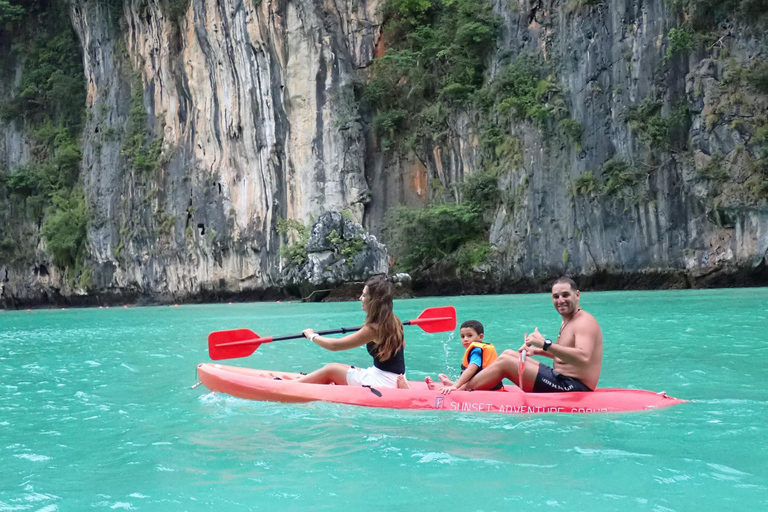 Koh Phi Phi : tour en bateau des pirates avec plongée en apnée et kayak