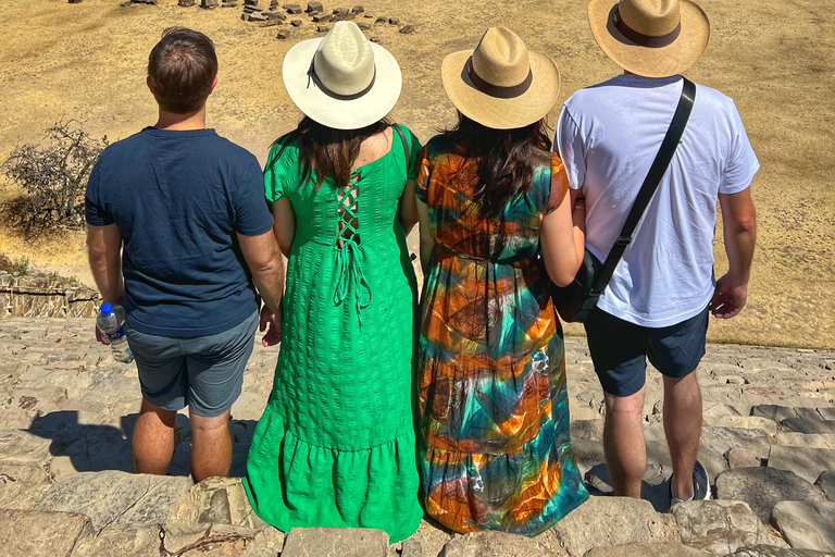 Monte Albán, hierve el agua, Mezcal y Teotitlán