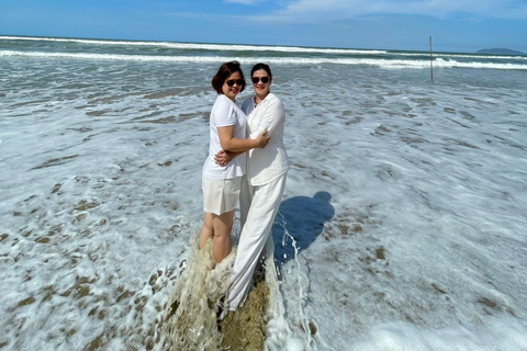 Privé auto Hoi An naar Hue, Lang Co strand, Hai Van pas