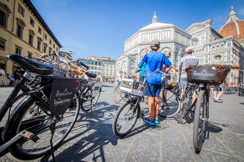 Florence: Vintage Bike Tour with Gelato Tasting Tour in Spanish