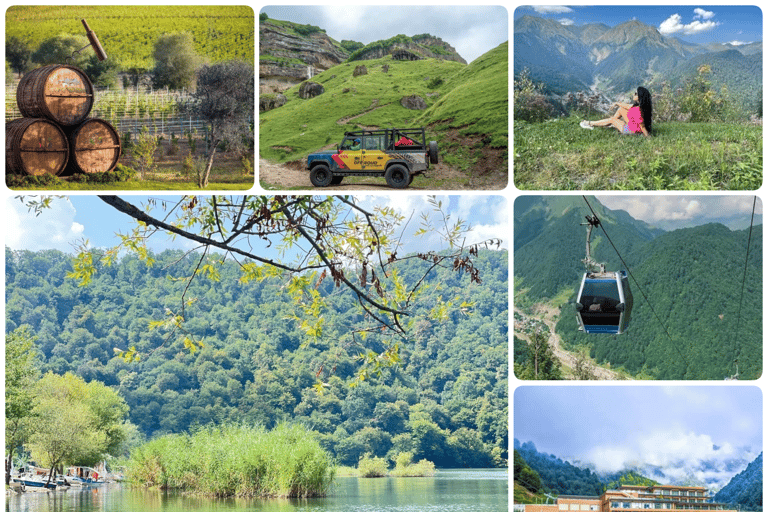 From Baku: Gabala Day Trip with Lake and Waterfall