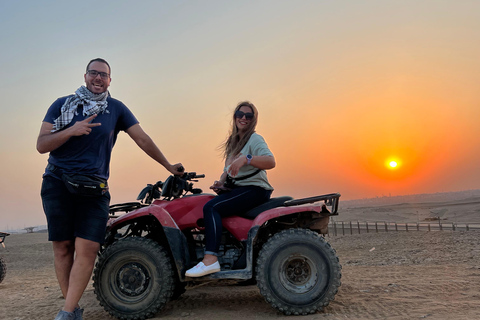 Cairo: Sunset Pyramids Quad Biking Adventure Sunset Pyramids Adventure