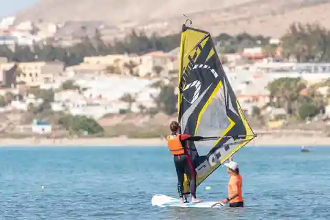 Fuerteventura: Windsurfing Taster in Costa Calma Bay!
