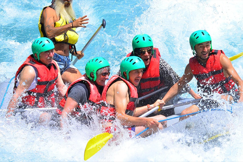 From Alanya: Köprülü Canyon Rafting, Jeep Safari, & Zipline Rafting Adventure (Meeting Point)