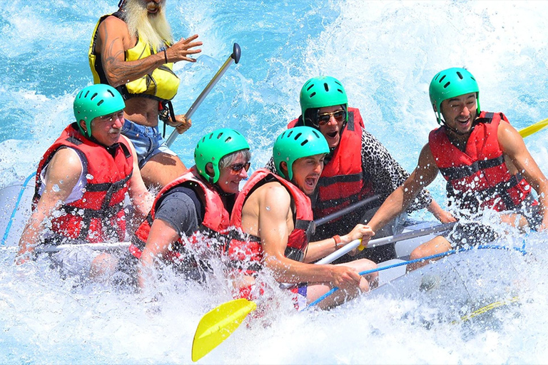 From Alanya: Köprülü Canyon Rafting, Jeep Safari, & Zipline Rafting Adventure (Meeting Point)