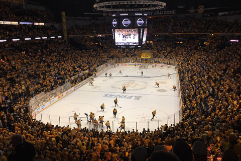 Nashville: Nashville Predators Ice Hockey Game Ticket Lower Sideline
