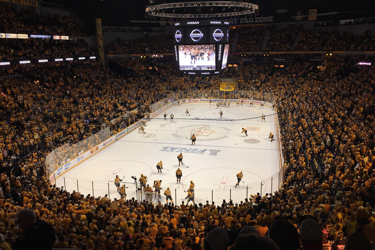 Nashville: Nashville Predators Ice Hockey Game Ticket Lower Sideline