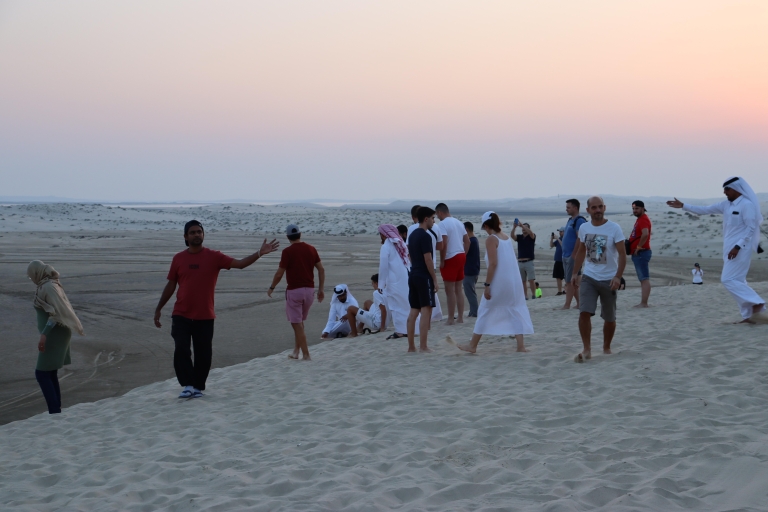 Free camel ride; Desert safari dune bashing; Sand-boarding Sunset Desert Safari, at the Inland Sea