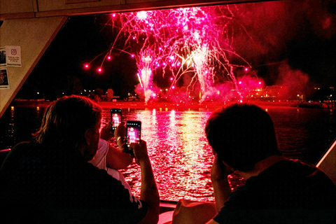 Lisbon: New Year’s Eve Fireworks Cruise Champagne, Meal, DJ