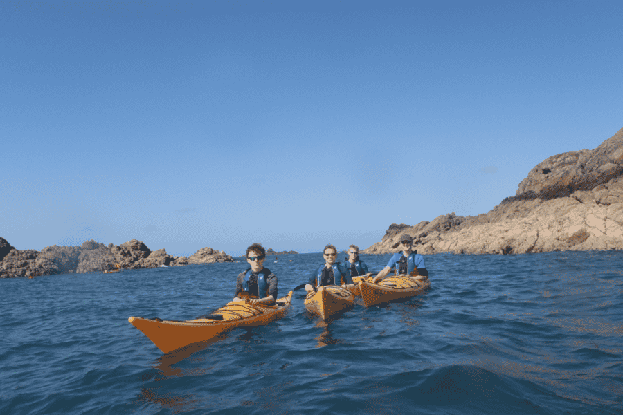 Begeleide zeekajakexcursie in Saint-Malo of Cancale