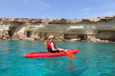 5-hour Cape Greko Caves kayaking + Snorkelling trip Cape Greco C Caves kayak + Ayia Napa C Caves Snorkelling