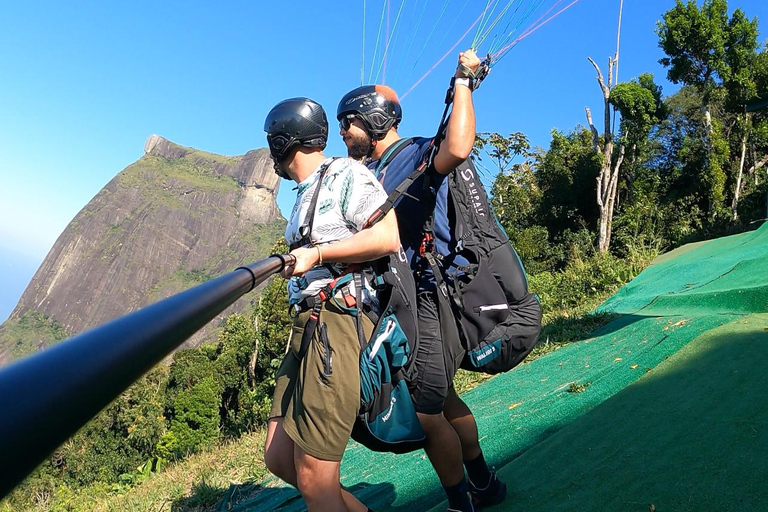 Rio de janeiro : Skärmflygning Tandemflygningar över Rio