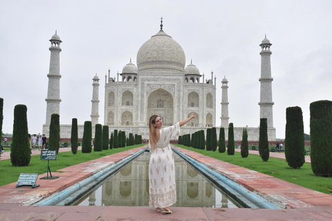 Vanuit Delhi: Taj Mahal Zonsopgang Tour met Olifant SOS