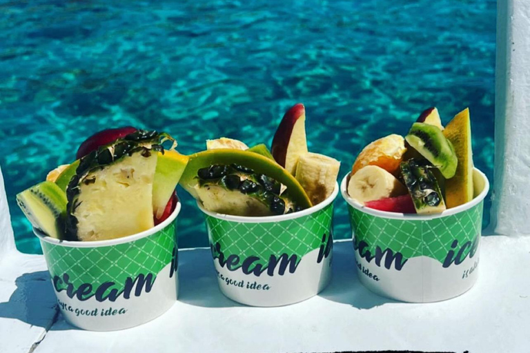 Lindos,Pefkos: Crucero en barco con natación y snorkel todo incluidoCrucero en barco con traslado desde Pefkos, Lindos y Lardos